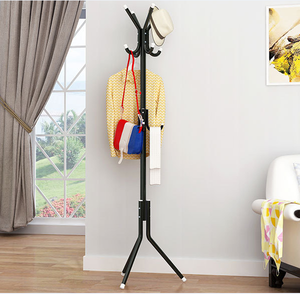 Porte-manteau en métal portable moderne Usine directe Salon/chambre à coucher/Maison Hôtel Application Fer Acier Conception en forme d'<span class=keywords><strong>arbre</strong></span> - Product Image 4