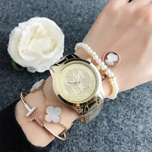 Nickel freie Uhr Frauen benutzer definierte Logo Damen mk Marken uhr Gold Genf gute Armbanduhr für Männer versand kostenfrei minimale Uhr