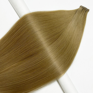 Cheveux chinois de qualité salon 2026, super double trame, pointes pour extensions, cheveux vierges Remy, trame papillon, couleur <span class=keywords><strong>blond</strong></span> <span class=keywords><strong>foncé</strong></span> # 18 - Product Image 1