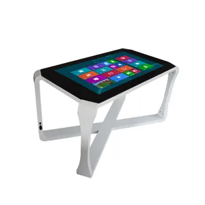 Juegos de mesa multifunción de 43 pulgadas full Hd, mesa de pantalla táctil de elevación con Control de voz interactivo para el hogar o la oficina