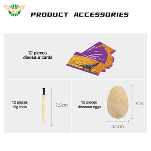 Jouets éducatifs <span class=keywords><strong>de</strong></span> dinosaures Kit <span class=keywords><strong>d</strong></span>'excavation 12 œufs <span class=keywords><strong>de</strong></span> dinosaures Kit <span class=keywords><strong>de</strong></span> fouille pour enfants - Product Image 2