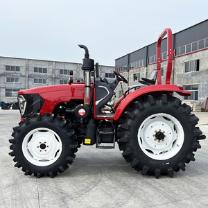 Hỗ trợ tùy biến giá 4WD 50hp 60hp 70hp 90HP 100HP 120hp 4x4 bánh xe máy kéo phía trước <span class=keywords><strong>loader</strong></span> Mini vườn Máy kéo với cày - Product Image 4