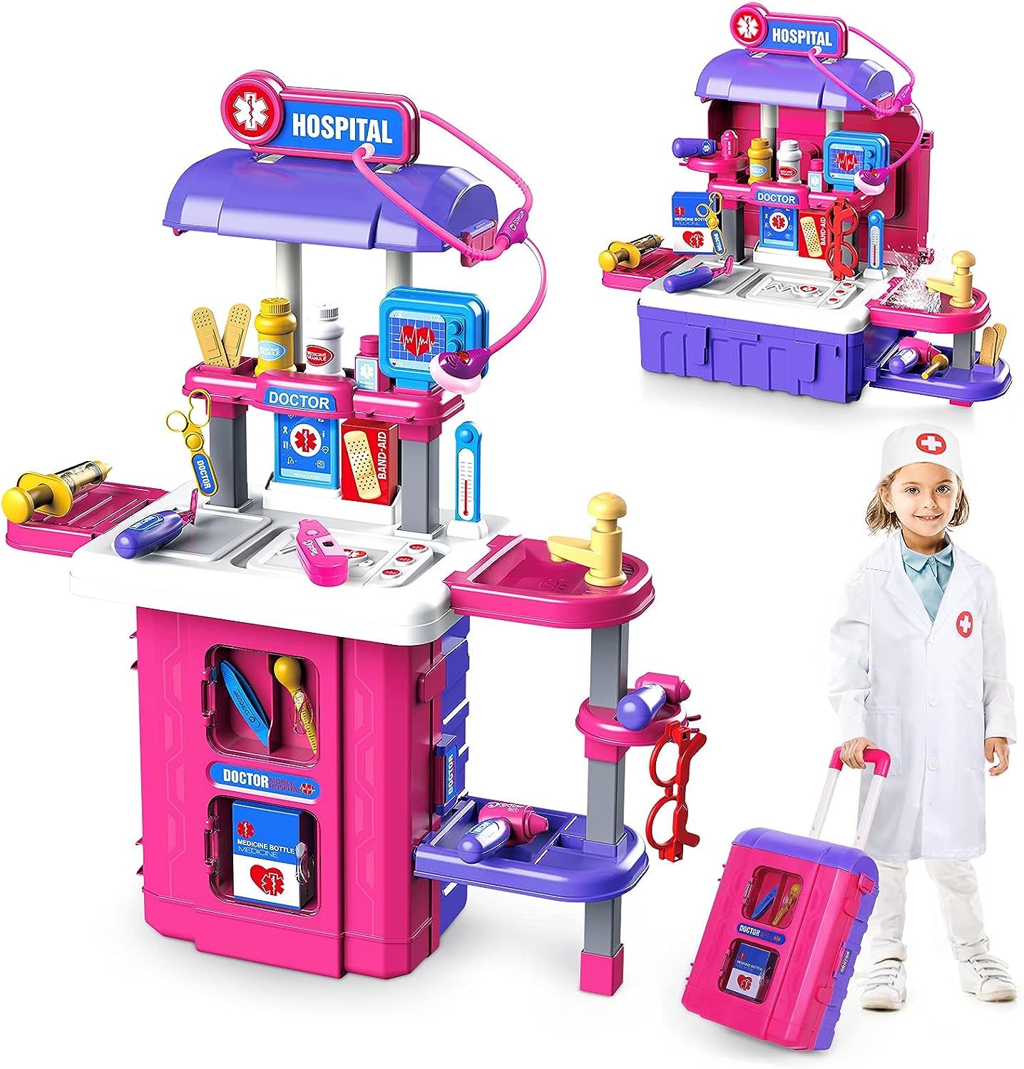 Jouet d'imitation - Malette Docteur Enfant - 39 outils médicaux Jouet d'imitation - Malette Docteur Enfant - 39 outils médicaux