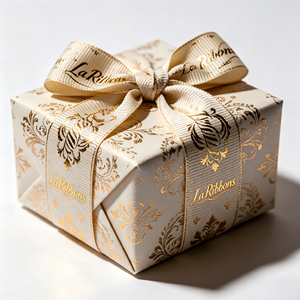 Cinta de Grosgrain Personalizada con Patrón de Escudo Europeo Retro, Rollo de Cinta de Poliéster de Lujo para Envolver Regalos al por Mayor - Product Image 4
