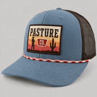 Casquette Trucker 5 Panneaux Personnalisable avec LOGO, Dos en Maille, Style Baseball, Patch Tissé Cowboy Western, Corde, pour Hommes, Haute Qualité