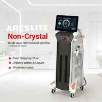 Máquina de Depilación Láser Permanente AresLite DM40Plus, Láser de Diodo Sin Cristal, Alejandrita
