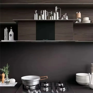 Vermonhouzz - Gabinete <span class=keywords><strong>de</strong></span> Cocina Moderno y Minimalista Personalizado, Dos Tonos, Blanco Mate y Madera Oscura, <span class=keywords><strong>para</strong></span> un Confort y Almacenamiento Extremos - Product Image 3