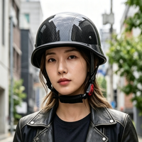 Casque Moto Demi-Face Professionnel en Carbone Haute Résistance avec Absorption des Chocs EPS – Remise sur Commande en Gros Prix Usine