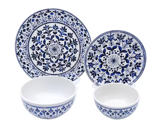 <span class=keywords><strong>Set</strong></span> di Stoviglie Eleganti da <span class=keywords><strong>18</strong></span> Pezzi, Design con Decalcomanie Italiane, Qualità Linyi, <span class=keywords><strong>Set</strong></span> di <span class=keywords><strong>Piatti</strong></span> in Porcellana Dura, <span class=keywords><strong>Set</strong></span> di Stoviglie in Ceramica - Product Image 6