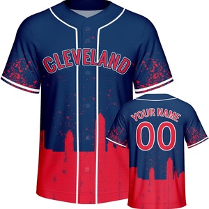 Maillots de baseball personnalisés pour hommes et femmes, cadeaux pour fans, anti-bactériens, anti-humidité, imprimés, cousus, personnalisables - Product Image 2