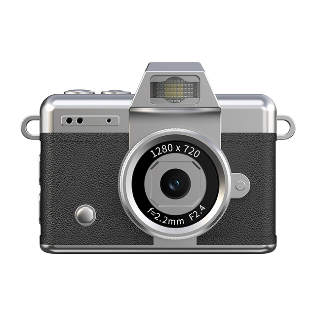 Retro CCD Style Student Camera Full HD Video 7.1x-16x Optical Zoom Smile Capture 64G TF Card 200mAh Battery <2" Screen Fashion