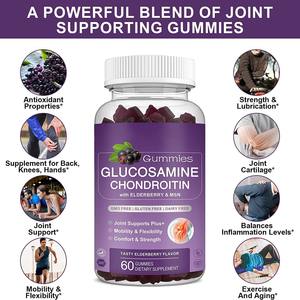2025 en iyi eklem takviyesi kemik sağlıklı şeker ücretsiz <span class=keywords><strong>Glucosamine</strong></span> <span class=keywords><strong>Chondroitin</strong></span> Gummies <span class=keywords><strong>MSM</strong></span> sakızlı Vitamin E eklem yağlama - Product Image 2