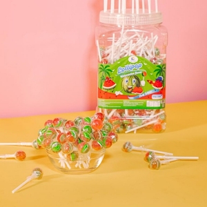 Watermelon Lollipop <b>Candy</b> Tasty Sweet Soft <b>Candy</b> Dai Long Supplies Best Quality Taste Fruit <b>Candy</b> With Stick - Product Image 1