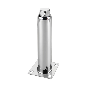 <strong>Adjustable</strong> Steel <strong>Leg</strong> with Base Plate Stainless Steel <strong>Legs</strong> for Steam Cabinet Metal <strong>Legs</strong> for Tables - Product Image 4