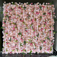 Panneau mural floral 2x2M en soie 3D, décoration murale florale pour mariage, décoration intérieure, arrière-plan, boutique, fête, arrangement photo