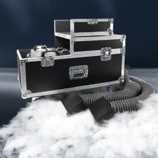 Large Power 5000W Triple-tube DMX Remote Manual Control Low Lying Water Fog Smoke Machine for Stage Show Concert