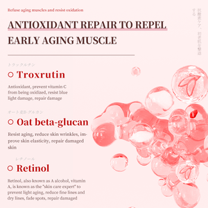 コラーゲンを含むプライベートラベルアンチエイジング0.4% レチノールフェイスセラムは、細い線としわの治療を和らげ、栄養を与えます - Product Image 3