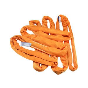 10トン 10m/20m 高強度ポリエステル丸型スリング ウェビングスリング 無限ループリフティングスリング - Product Image 5