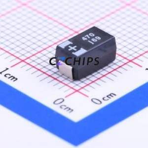 Condensateur au tantale 6TPB470M (Capacité : 470uF) (Précision : 20%) Tension nominale : 6,3V - Product Image 1