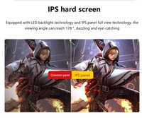 Moniteur Portable 18,5 Pouces 1080p, Écran Tactile IPS FHD Haute Luminosité 450 Nits pour Ordinateur Portable et Jeu