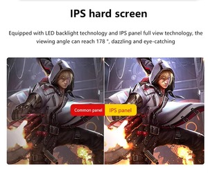 จอภาพแบบพกพา18.5นิ้วจอภาพแบบสัมผัส1080P สำหรับแล็ปท็อป IPS FHD ความสว่างสูง450 nits สำหรับจอเกม