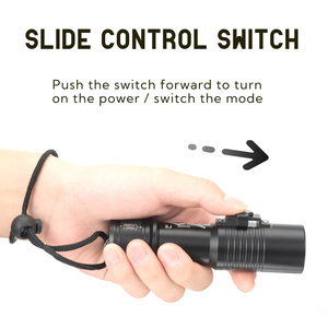 Chuyên nghiệp IP68 LED Diving <span class=keywords><strong>Torch</strong></span> ánh sáng đèn pin không thấm nước hợp kim nhôm Đèn sử dụng pin 18650 cho lặn dưới nước - Product Image 2