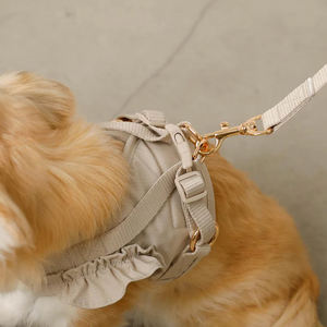 Nuevo arnés para perros de moda, nailon cómodo y transpirable con volantes en los hombros acolchados, un toque, fácil de poner, personalizado - Product Image 5