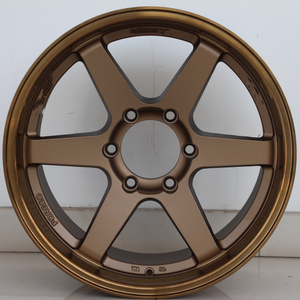 ล้อแม็กซ์ Jy Bronze and Black <span class=keywords><strong>Te37</strong></span> ขนาด 18x9.5/10.5 นิ้ว ผลิตจากอะลูมิเนียม PCD 6x139.7 สำหรับรถยนต์นั่งส่วนบุคคล รถกระบะ และรถ <span class=keywords><strong>SUV</strong></span> - Product Image 3