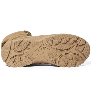 Botas tácticas para hombre al aire libre con cremallera lateral de cuero botas de combate para motocicleta <span class=keywords><strong>Trooper</strong></span> zapatos de trabajo de senderismo de alta calidad - Product Image 6