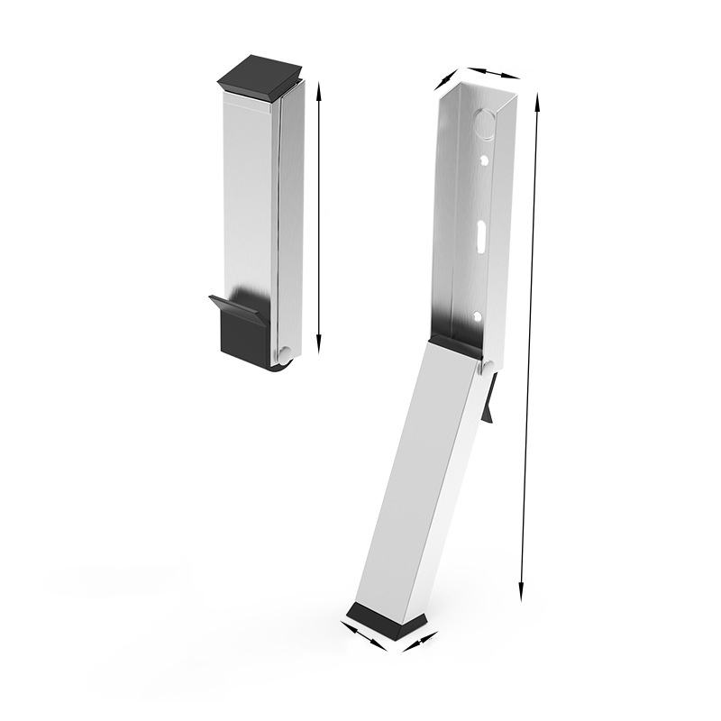 ประตูกล่องพับ ด้านบน-สีเงิน