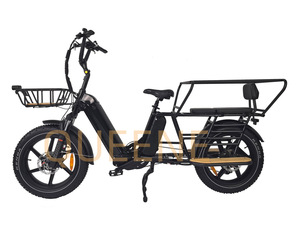 QUEENE/Bicicleta Eléctrica Familiar de Doble Motor y Doble Batería con Llantas Anchas, 48V40Ah de Largo Alcance, Cuadro de Aluminio, Dos Asientos - Product Image 1
