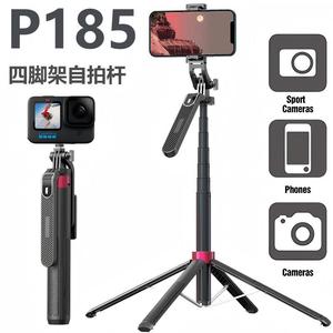 Yunteng Selfie Stick 1.8m Bluetooth Remote <b>Control</b> Foldable Aluminum Alloy Tripod <b>Stand</b> With Fill Light For Live Streaming - Product Image 3