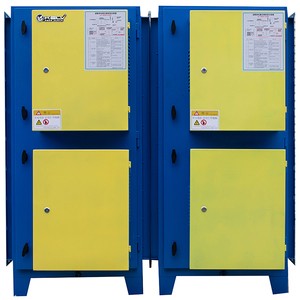 แผ่นกรองควันสำหรับเครื่องดูดควันในครัวเชิงพาณิชย์ อุปกรณ์ทำความสะอาดท่อระบายอากาศ ระบบกรองควันน้ำมันด้วยไฟฟ้าสถิตสำหรับเครื่องดูดควันในครัว - Product Image 6