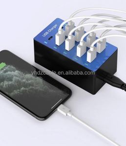 10-Port <b>USB</b> 5V/2.4A Fast Charging Desktop & Travel Charger for Mobile Phones & Earphones Universal EU/US/UK <b>Sockets</b> - Product Image 6