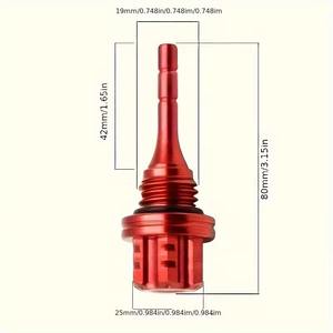 Tapa de Aceite Universal para Motocicleta, de Aluminio CNC, con Indicador de Nivel Hexagonal, Decorativa - Product Image 3