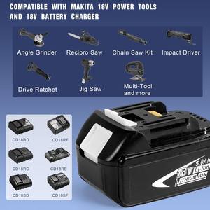 Batería de Repuesto BL1850 de 18V 3Ah 4Ah 5Ah 6Ah para <span class=keywords><strong>Makita</strong></span>, Batería de Iones de Litio de 18V con BMS, Batería de Litio <span class=keywords><strong>Makita</strong></span> 18V 21700 5S2P - Product Image 5