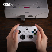 Adaptador de Receptor Retro 8BitDo para Controles de la Serie Saturn Windows, Switch Pro y Gamepad Inalámbrico