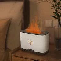 Diffuseur d'arôme de flamme de grande capacité 300ML humidificateur d'air de synchronisation diffuseurs d'huiles essentielles à ultrasons à flamme populaire