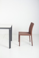 Meilleure vente Table à manger moderne en céramique blanche ou colorée personnalisée de style italien pour salle à manger