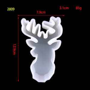 Moules de coulée en résine faits à la main pour bricolage ornements décoratifs Ins Style Silicone cerf bougie parfumée parfum moule 2809 - Product Image 1