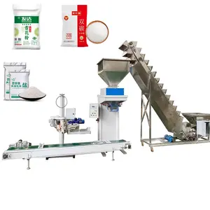 50kg Powder Quantitative Packaging Machine Wheat Milk Powder Weighing Flour Feed Pack Machine Flour Packing Machine