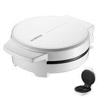 Anbolife Mini Gaufrier Électrique Compact pour Cuisine, Appareil à Gaufres Profondes, Crêpes et Omelettes