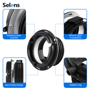Adattatore Speed-ring Selens Snd135 da Pro-foto a Bowens per Softbox, Snoot, Beauty Dish, Accessori per Illuminazione da Studio - Product Image 4
