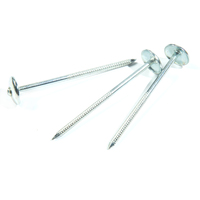 Prix usine galvanisé tête de parapluie torsadé clous de toiture tête de parapluie tête de parapluie clous de toiture de haute qualité 9G 3.85mm