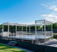 Scène de concert modulaire en aluminium portable de haute qualité, prix compétitif, fabrication en usine, pour événements intérieurs et extérieurs