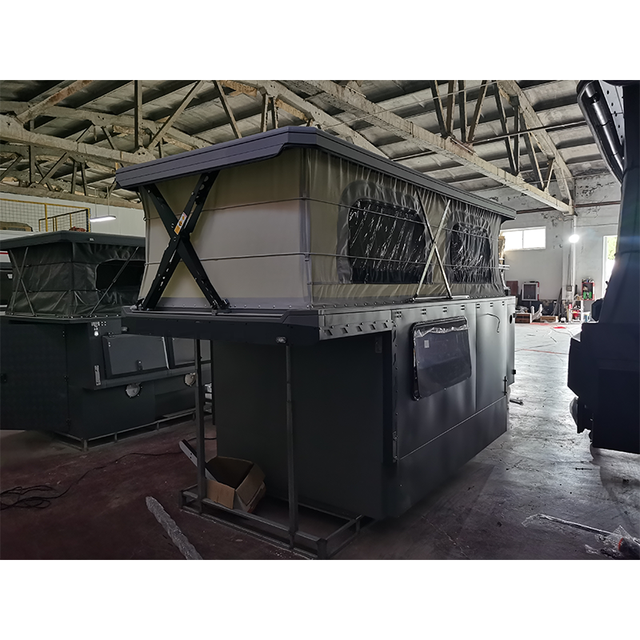 DSYJ Mini Caravan Off Road Travel Trailer Touring Car USA Standard Offroad Truck RV Pop up Camper Pick up for Customized
