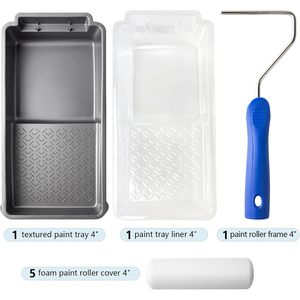 Kit Premium da 8 pollici Mini rullo di vernice da 4 pollici piccolo rullo di vernice in schiuma fai da te personalizzabile - Product Image 4