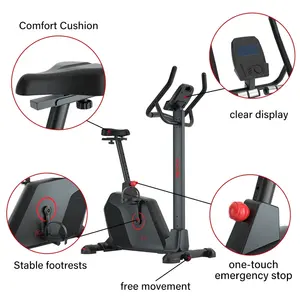 Snode BG1 Upright Bike High Quality Motorized System With 6KG Flywheel Upright Bike Stand LCD Display