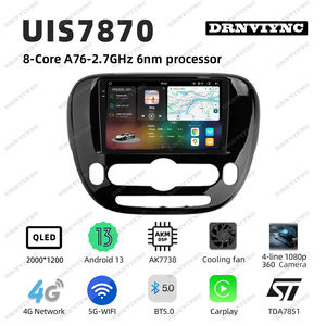Système multimédia automobile Android 13 avec écran 2K UIS 7870, navigation GPS, stéréo vidéo, CarPlay, autoradio pour <span class=keywords><strong>KIA</strong></span> <span class=keywords><strong>Soul</strong></span> 2013 - 2018 - Product Image 2
