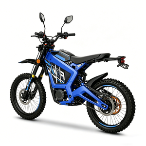 Moto électrique tout-terrain 72V 100km/h avec double amortissement avant et arrière + pneus tout-terrain prêts pour la <span class=keywords><strong>course</strong></span> sur les sentiers forestiers - Product Image 2
